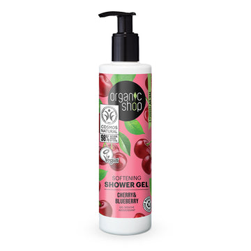Αφρόλουτρο με κεράσια και μύρτιλα Organic Shop 280 ml