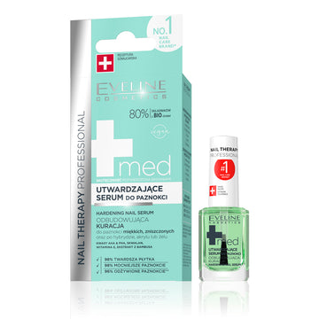 Θεραπεία ορού για ενδυνάμωση νυχιών Eveline MED+ Hardening Nail Serum 12 ml