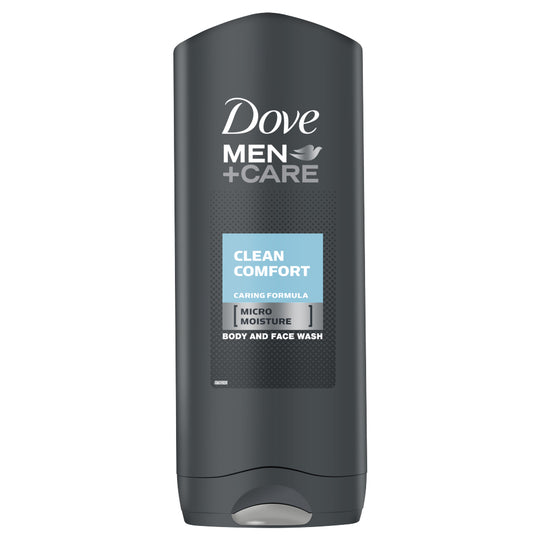 Αφρόλουτρο σώματος και προσώπου Dove Men Care Clean Comfort 400 ml