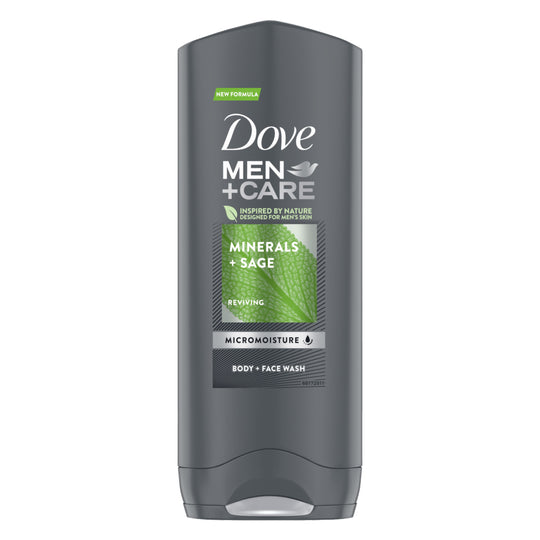 Αφρόλουτρο Dove Men Care Minerals & Sage 400 ml