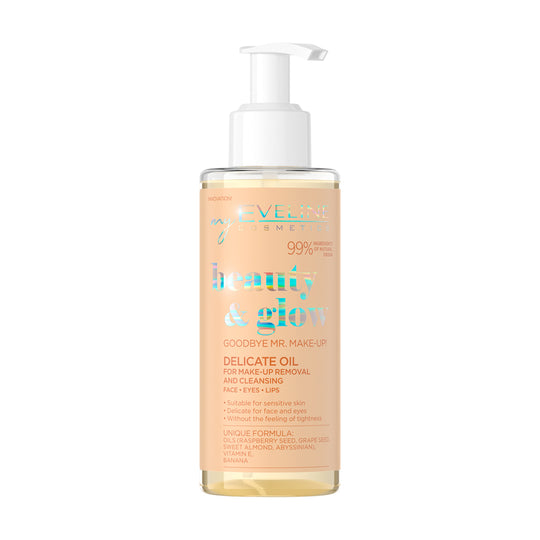 Eveline Beauty & Glow Έλαιο Καθαρισμού και Αφαίρεσης Μακιγιάζ 145 ml