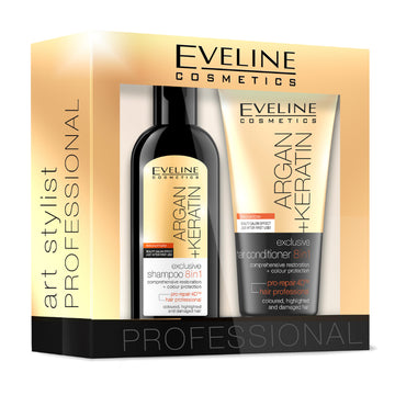 Σετ δώρου Eveline Art Stylist Professional Argan+Keratin