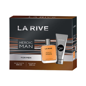 Σετ δώρου La Rive Heroic Man με Eau de Toilette και αφρόλουτρο