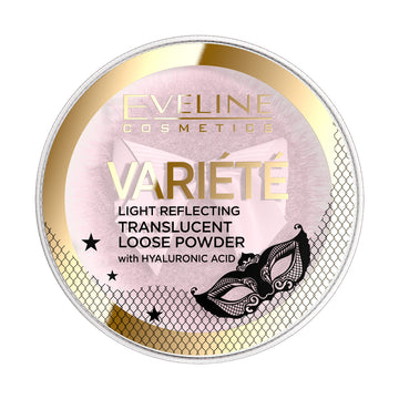 Πούδρα μακιγιάζ με απλικατέρ Eveline Variete Light Reflecting Translucent