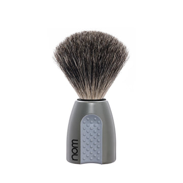 Πινέλο Ξυρίσματος Pure Badger με τρίχα ασβού NOM Erik 81 Grey