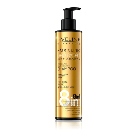 Σαμπουάν μαλλιών Eveline Oleo Expert Fast Growth 8σε1 245ml