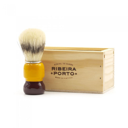 Πινέλο Ξυρίσματος Antiga Barbearia με ξύλινη λαβή και τρίχα αγριόχοιρου AB03027