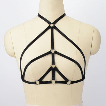 Σετ εσωρούχων τύπου λουριού (harness) από ρυθμιζόμενες ελαστικές ταινίες BRA281-1