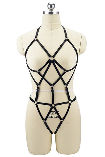 Ζώνη στήθους (Harness) τύπου body από ελαστικές ταινίες BRA292-1
