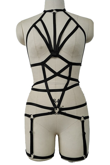 Body fetish τιράντες από ελαστικές ταινίες C708-1