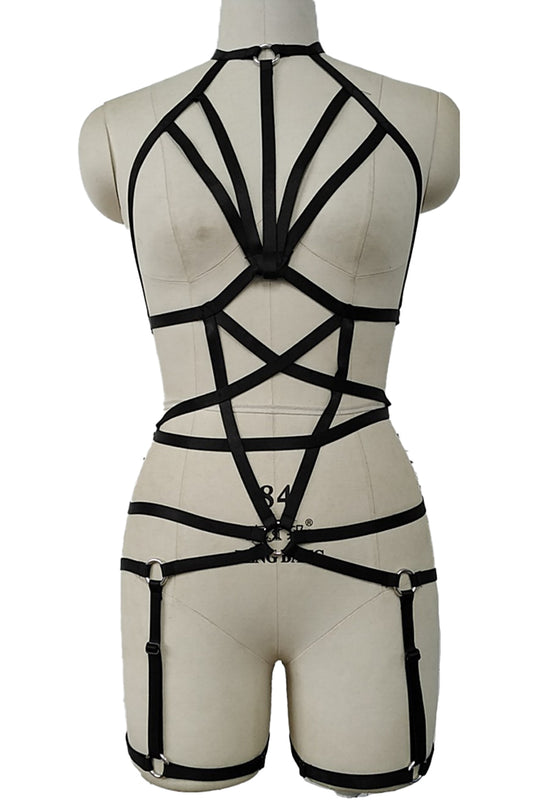 Body fetish τιράντες από ελαστικές ταινίες C708-1