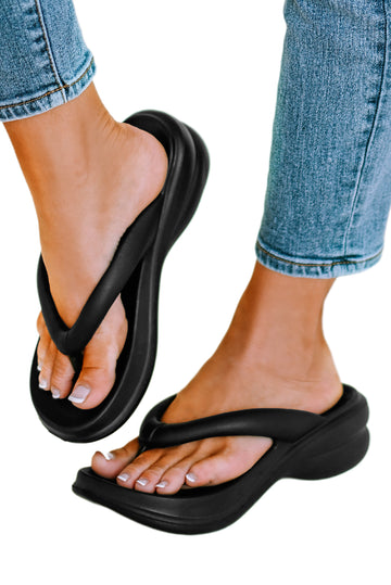 Σαγιονάρες μόδας flip flop από αφρό με επίπεδη σόλα CH50-1