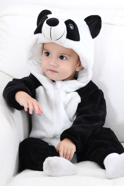 Πιτζάμα-ολόσωμη φόρμα kigurumi για μωρά από απαλό και χνουδωτό υλικό CLD124-1122