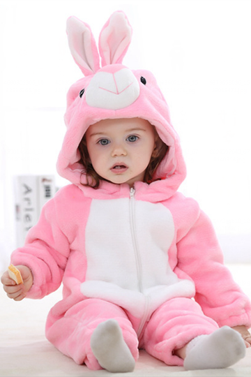 Βρεφική πυτζάμα ολόσωμη kigurumi από απαλό και χνουδωτό ύφασμα CLD126-225