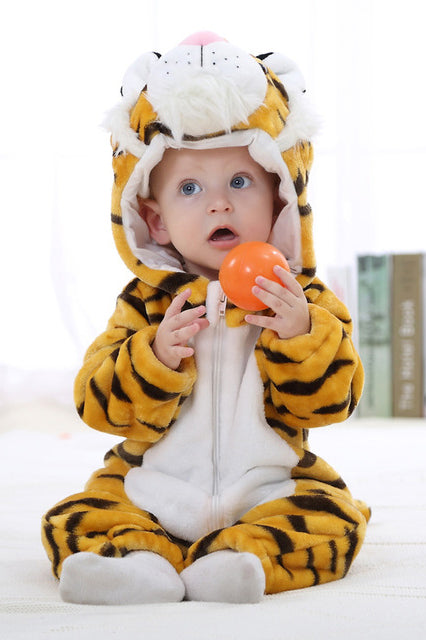 Πιτζάμα ολόσωμη kigurumi για μωρά από μαλακό και αφράτο υλικό CLD127-9