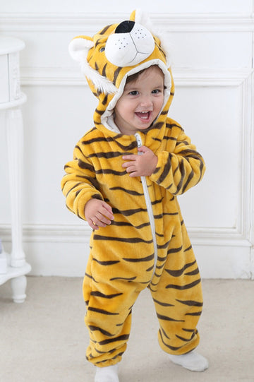 CLD128-9 Βρεφική πυτζάμα kigurumi ολόσωμη από μαλακό και αφράτο υλικό