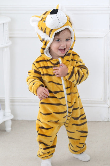 CLD128-9 Βρεφική πυτζάμα kigurumi ολόσωμη από μαλακό και αφράτο υλικό