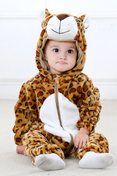 Πιτζάμα ολόσωμη κολάν kigurumi για μωρά από μαλακό και χνουδωτό υλικό CLD135-99