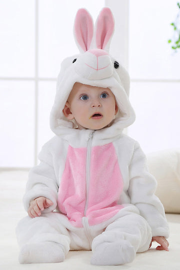 CLD136-25 Πιτζάμα kigurumi για μωρά, τύπου ολόσωμης φόρμας, από απαλό και αφράτο ύφασμα