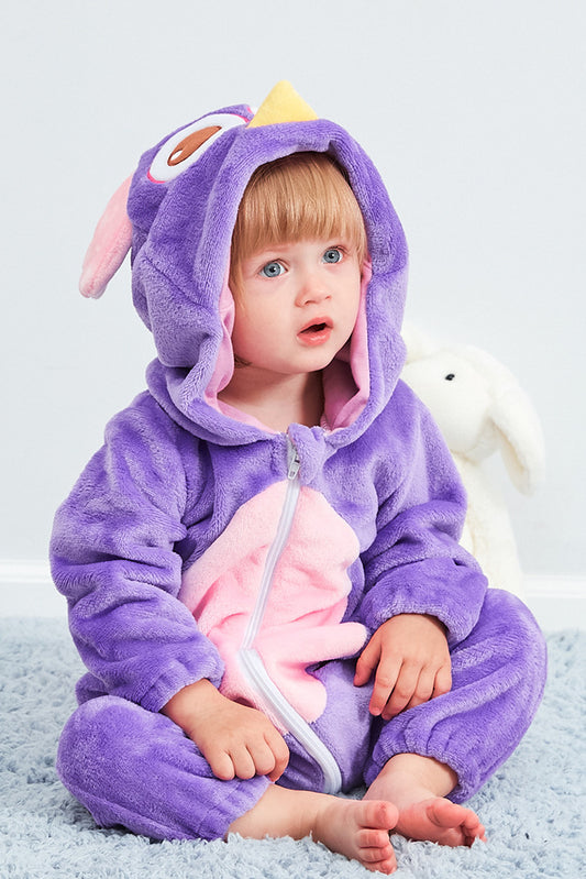 Πιτζάμα kigurumi για μωρά, ολόσωμη φόρμα από μαλακό και χνουδωτό υλικό CLD139-10