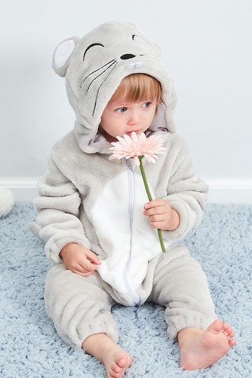 Πιτζάμα kigurumi για μωρά, ολόσωμη φόρμα από μαλακό και αφράτο υλικό, CLD141-18