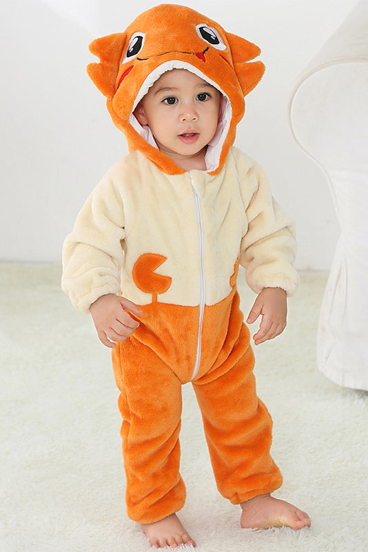 Πιτζάμα kigurumi για μωρά, τύπου ολόσωμη φόρμα, από μαλακό και αφράτο υλικό, CLD152-1915