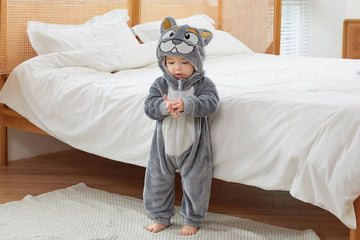 Πιτζάμα kigurumi για μωρά, ολόσωμη φόρμα από μαλακό και χνουδωτό ύφασμα, CLD156-18