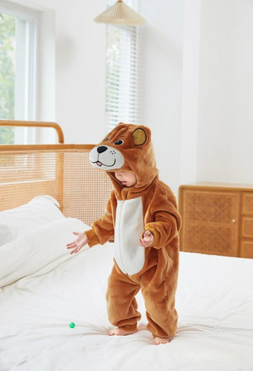 Πιτζάμα ολόσωμη kigurumi για μωρά από μαλακό και αφράτο ύφασμα CLD159-8