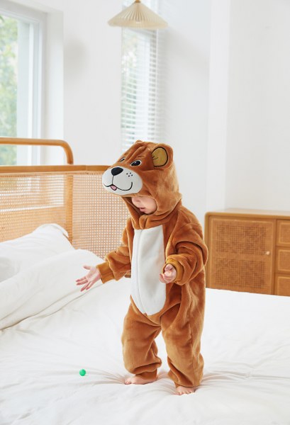 Πιτζάμα ολόσωμη kigurumi για μωρά από μαλακό και αφράτο ύφασμα CLD159-8