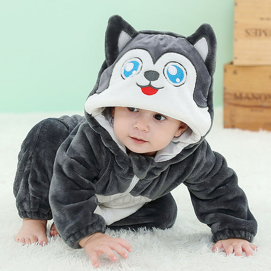 Βρεφική πιτζάμα kigurumi ολόσωμη από μαλακό και αφράτο ύφασμα CLD162-181