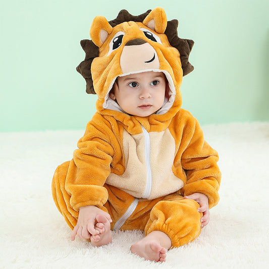 Πιτζάμα kigurumi για μωρά, ολόσωμη, από μαλακό και αφράτο ύφασμα CLD163-9