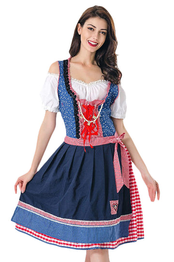 Θεματική στολή σερβιτόρας Oktoberfest E622-000