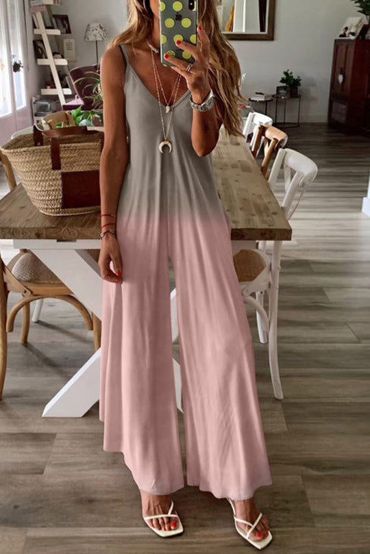 Ολόσωμη φόρμα casual oversize ντεγκραντέ F768-5