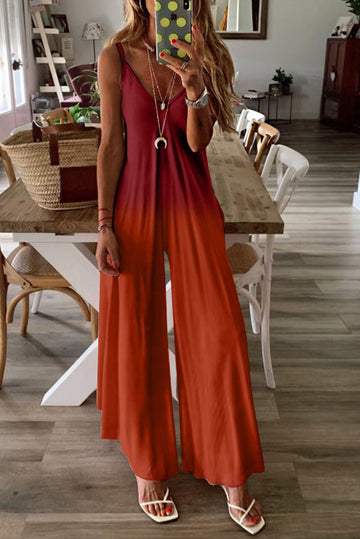 Casual ολόσωμη φόρμα oversize ντεγκραντέ F768-91