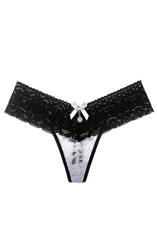 Ευπροσάρμοστο string εσώρουχο δαντέλας GS504-1122