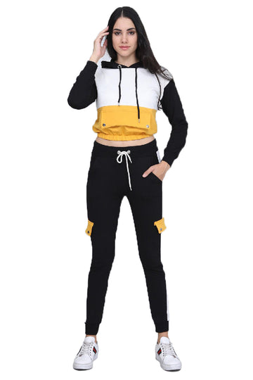 Σετ crop top και παντελόνι με τσέπες L579-192