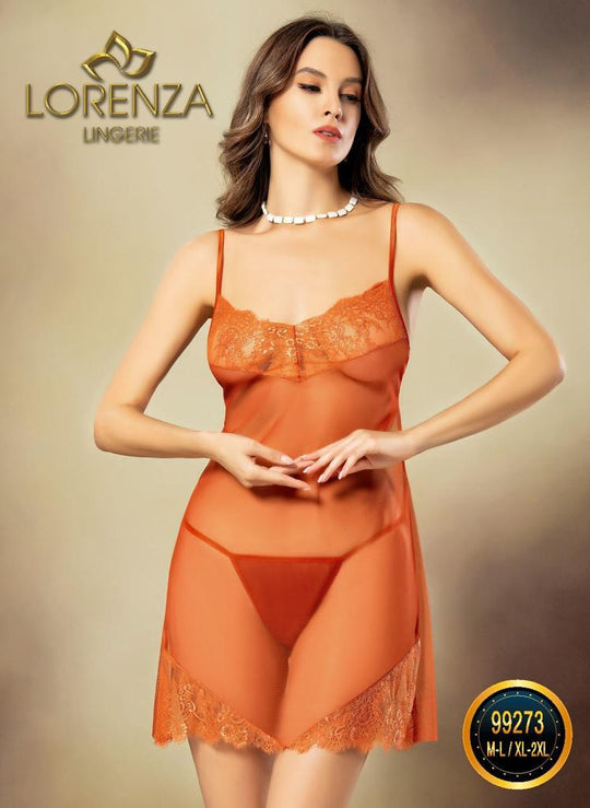 Σέξι κορμάκι από λεπτή ημιδιάφανη δαντέλα LRZ61-19