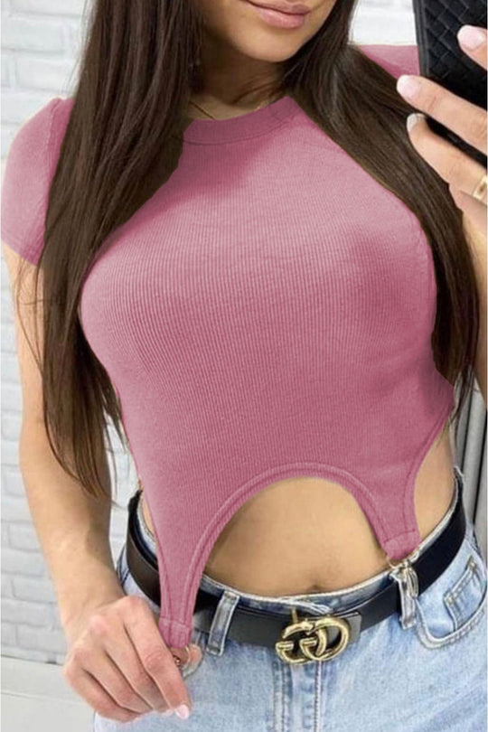 Αθλητικό-casual t-shirt από ριγωτό ύφασμα M766-58