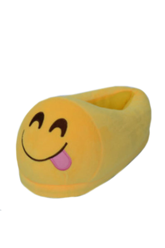 Χνουδωτές παντόφλες σπιτιού με emoji PC19-9