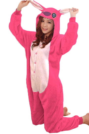 PJM15-5 Ολόσωμη πιτζάμα kigurumi, με σχέδιο λαγουδάκι