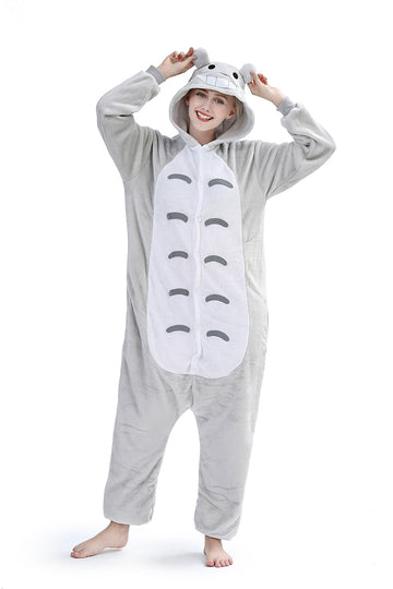 Φλις πιτζάμα ολόσωμη τύπου kigurumi με σχέδιο γάτας PJM16-1822