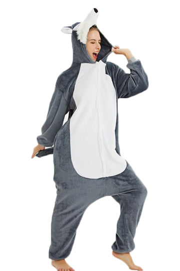 Αφράτη πιτζάμα kigurumi σχέδιο σκύλος χάσκι PJM173-1822