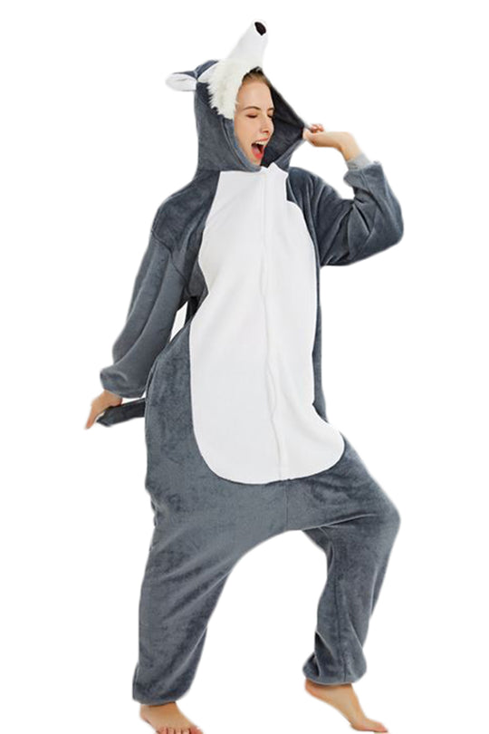 Αφράτη πιτζάμα kigurumi σχέδιο σκύλος χάσκι PJM173-1822