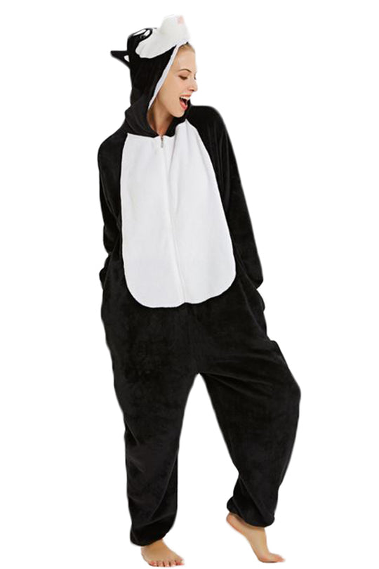 Χνουδωτή πιτζάμα kigurumi σχέδιο σκύλου χάσκυ PJM174-1122