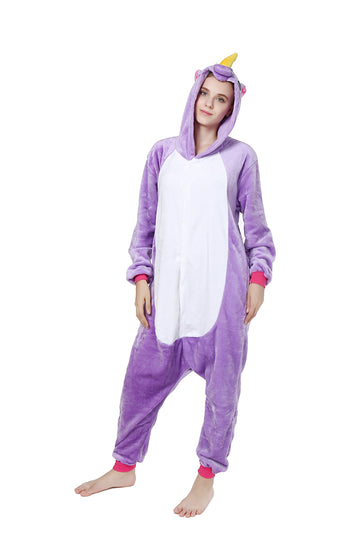 Φουντωτή πιτζάμα ολόσωμη τύπου kigurumi, σχέδιο ΜΟΝΟΚΕΡΟΣ, PJM43-10