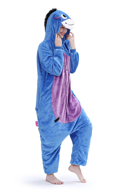 Ολόσωμη πιτζάμα kigurumi, σχέδιο γαϊδουράκι PJM6-4