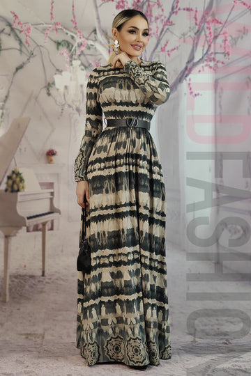 Casual φόρεμα από αέρινο ύφασμα R956D-100