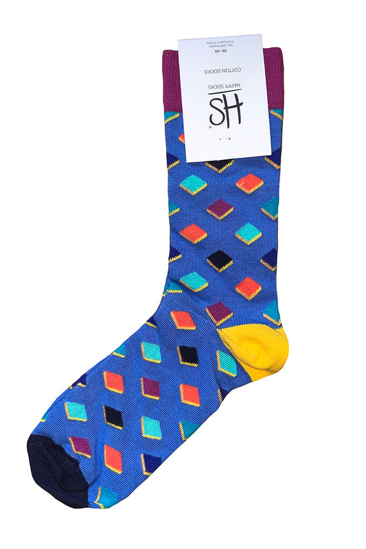 Κάλτσες Happy Socks με σχέδιο κύβους STK403-4