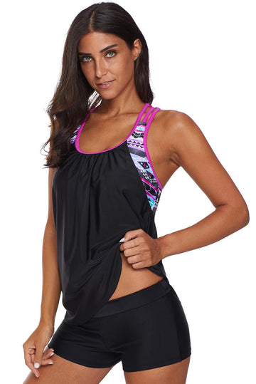 Μαγιό tankini δύο τεμαχίων με φανελάκι SW618-151