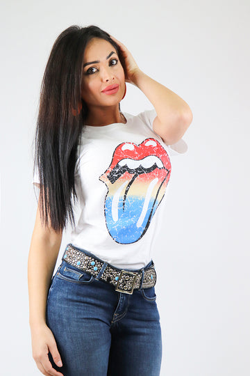Casual T-shirt με αστείο τύπωμα Z225-2